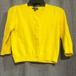 George Vibrant Yellow Cardigan